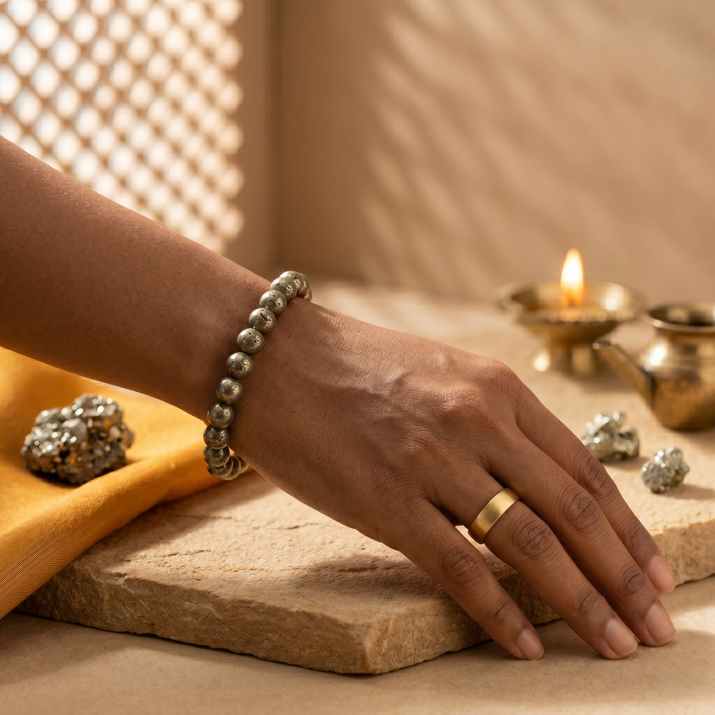 Dhan Akarshan Pyrite Bracelet