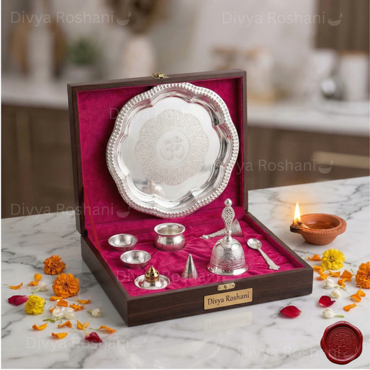 Pooja Thali Silver