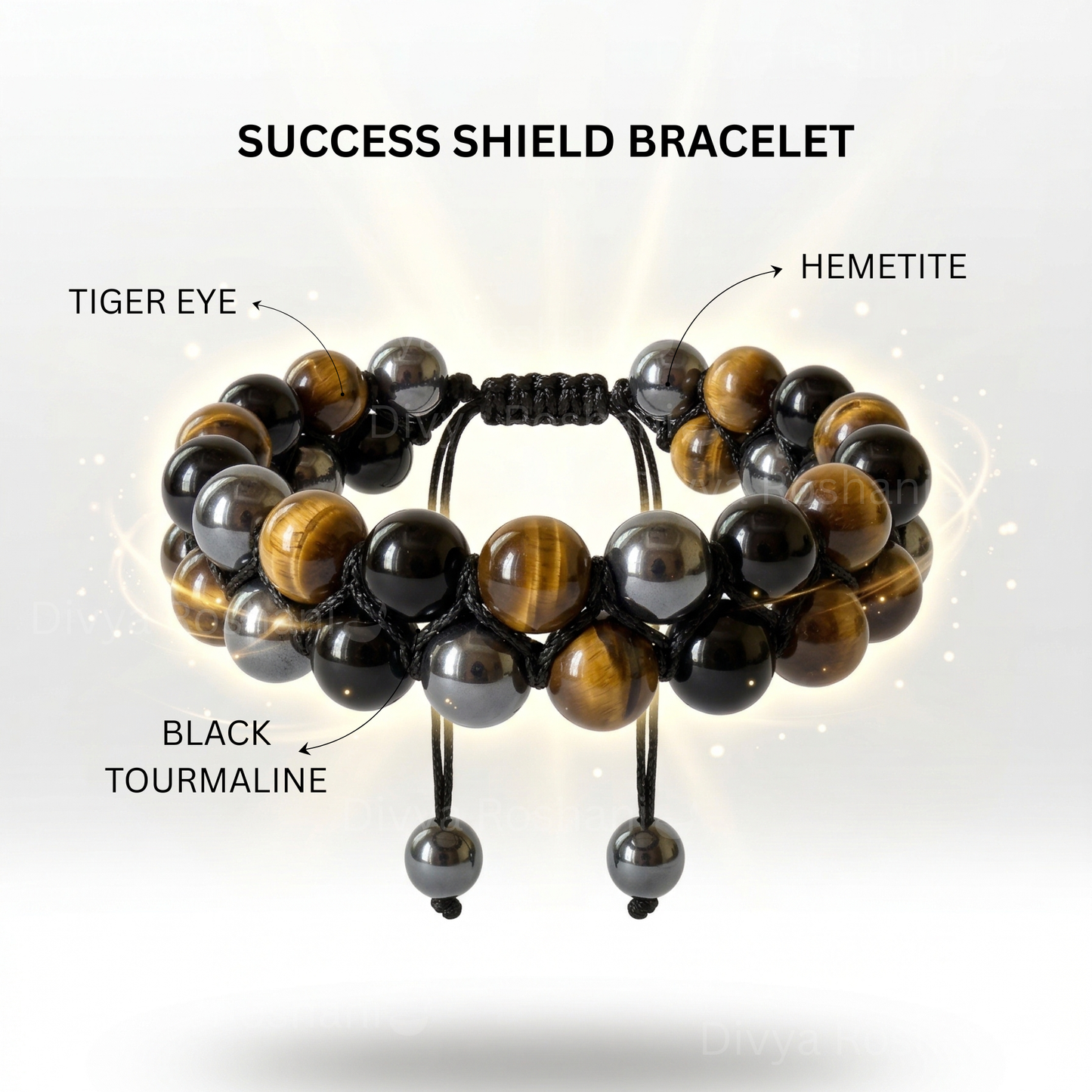 Success Shield Bracelet -Trishakti
