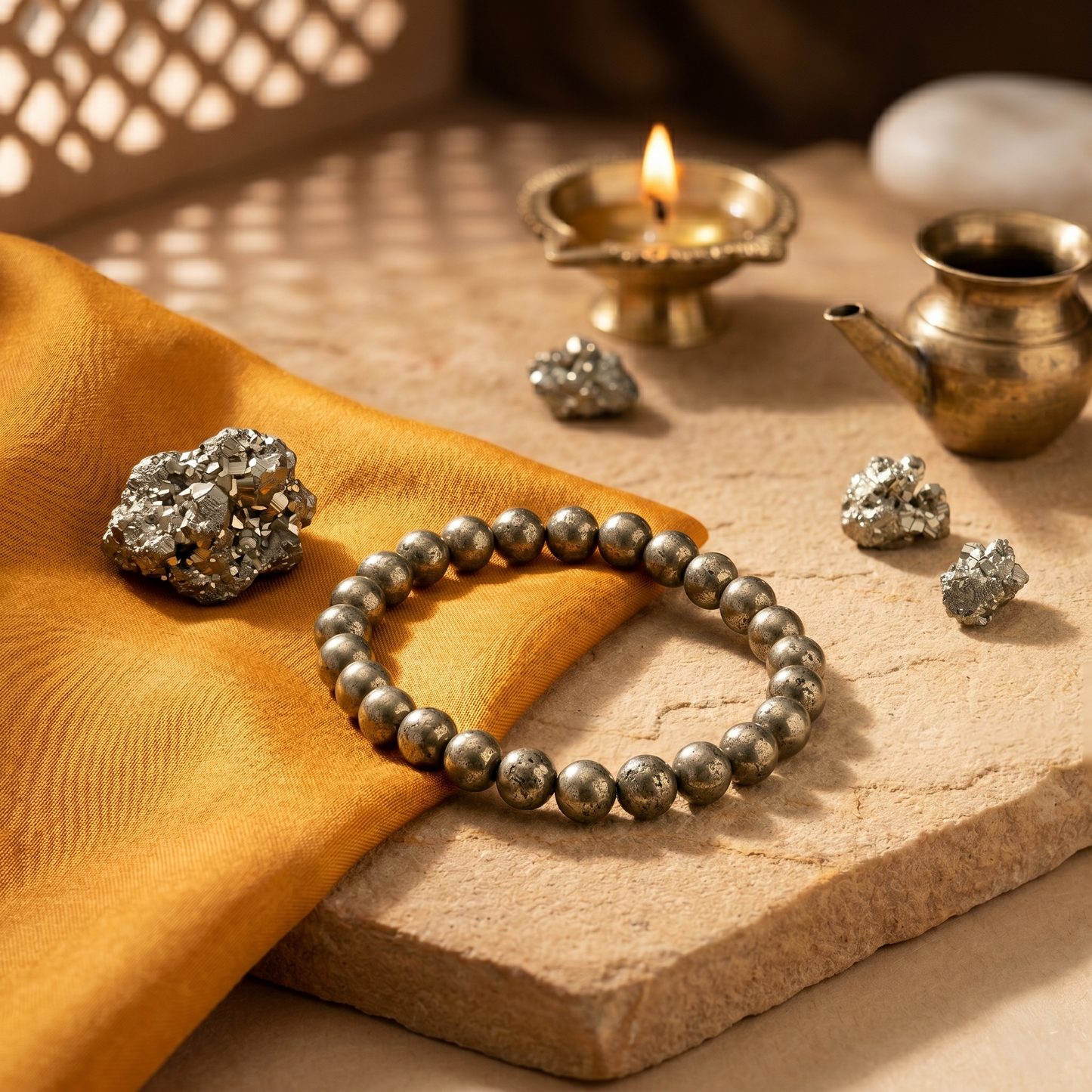 Dhan Akarshan Pyrite Bracelet