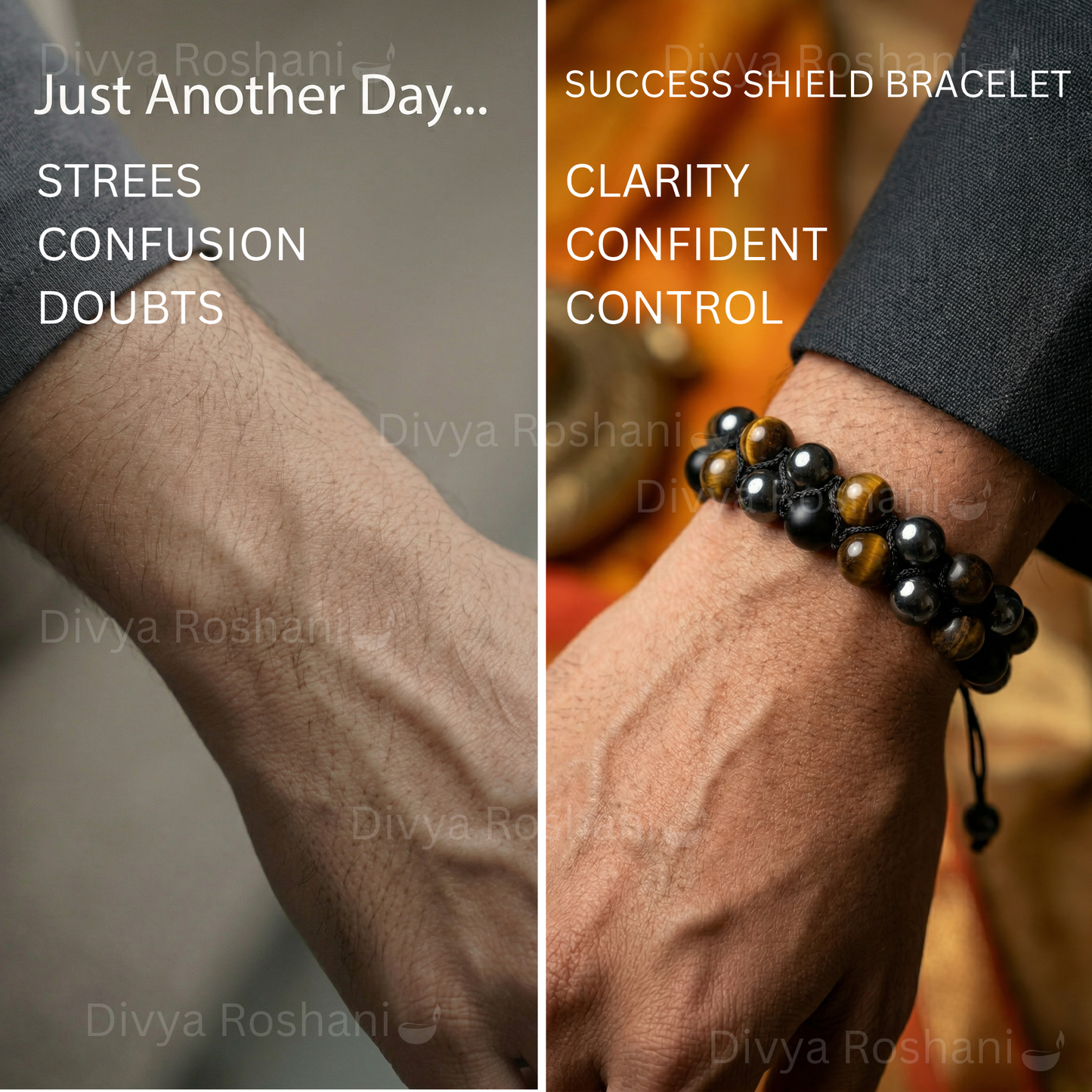 Success Shield Bracelet -Trishakti